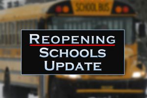 Reopening Schools Update logo