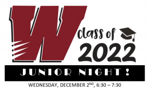 Class of 2022, Junior Night