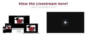 Graduation Live Stream graphic element