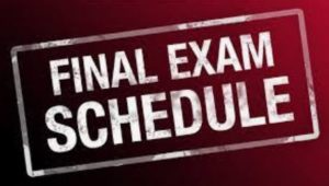Final Exams Schedule logo