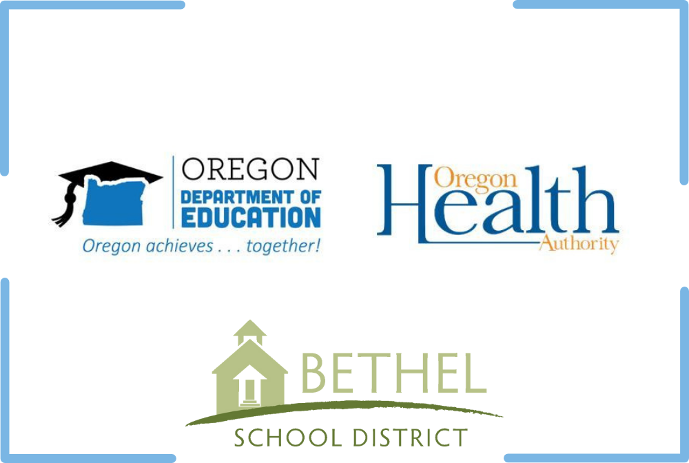 ODE, OHA and Bethel logos