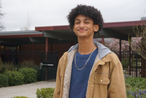 Kyree Harris stands outside of Willamette High